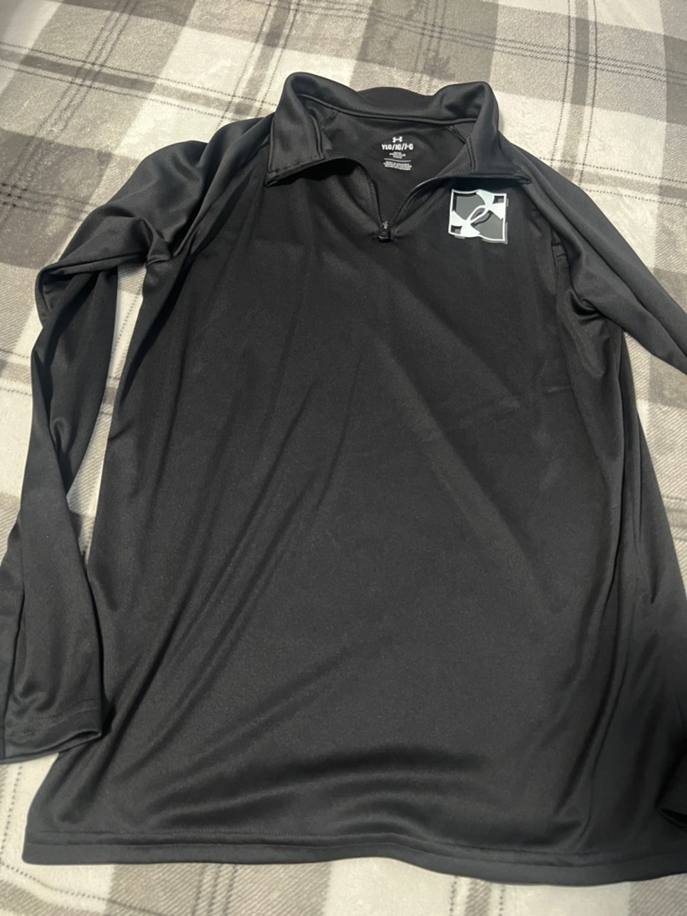 Under Armour Black Long Sleeve Quarter-Zip Pullover